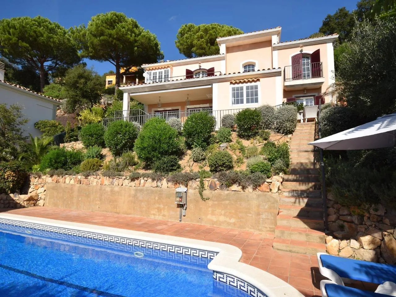سانتا كريستينا دارو Valley View Villa In Santa Cristina D Aro With Pool